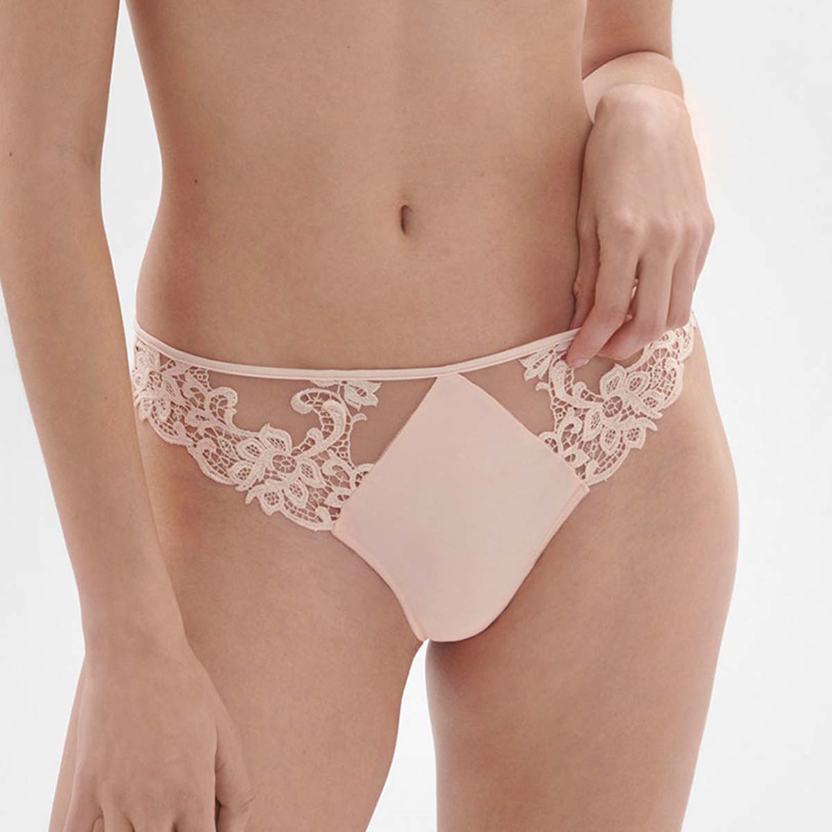Simone Pérèle Saga g-streng, lyserød - 15C700 - 448 - Pink Nude