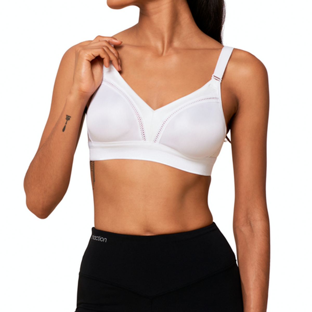 Triumph Triaction Workout N sports BH, hvid - 10006486 - 0003 - White