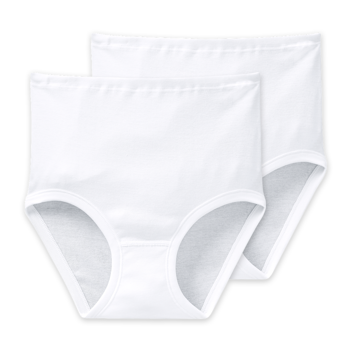 Schiesser 2-Pack maxi trusse, hvid - 000005 - 100 - White