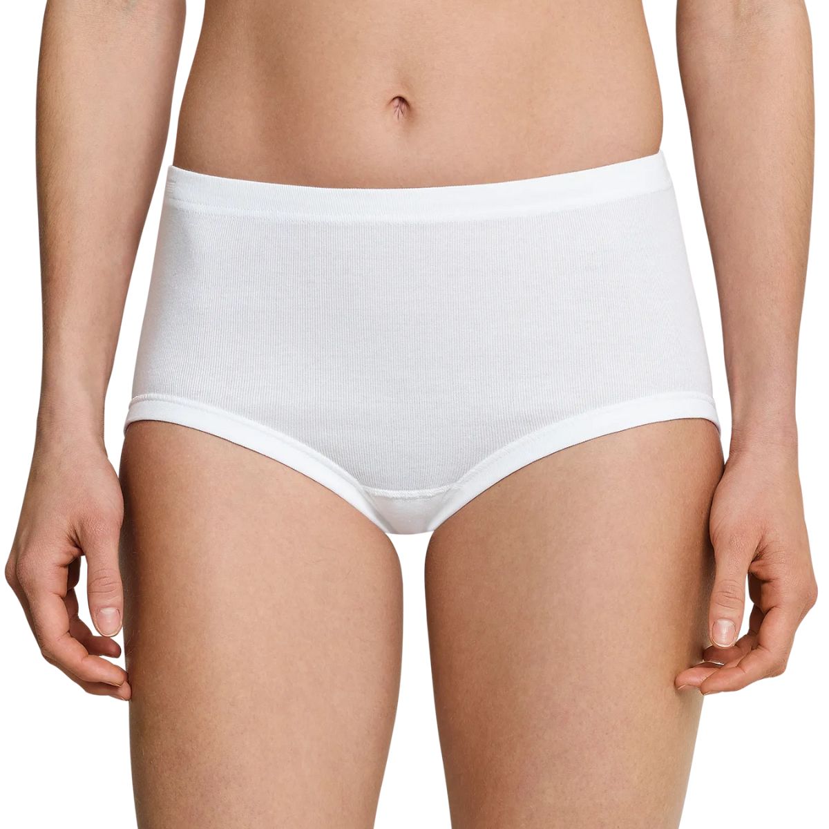 Schiesser 2-Pack maxi trusse, hvid - 000005 - 100 - White