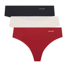 Calvin Klein Invisibles 3-Pack g-streng, multi - 000QD3558E - 31O - Red Stamp/Nymph Thigh/Black