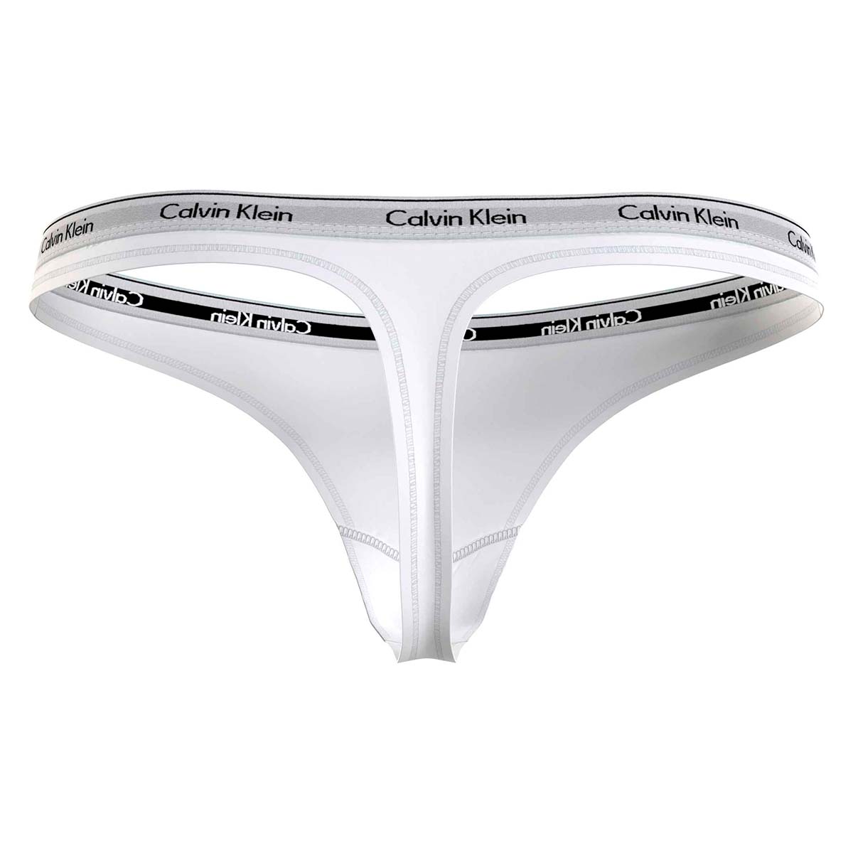 Calvin Klein Icon Logo g-streng, hvid - 000QD5043E - 100 - Classic White