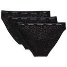 Calvin Klein Icon 3-Pack tai trusse, sort - 000QD5069E - UB1 - Black/Black/Black