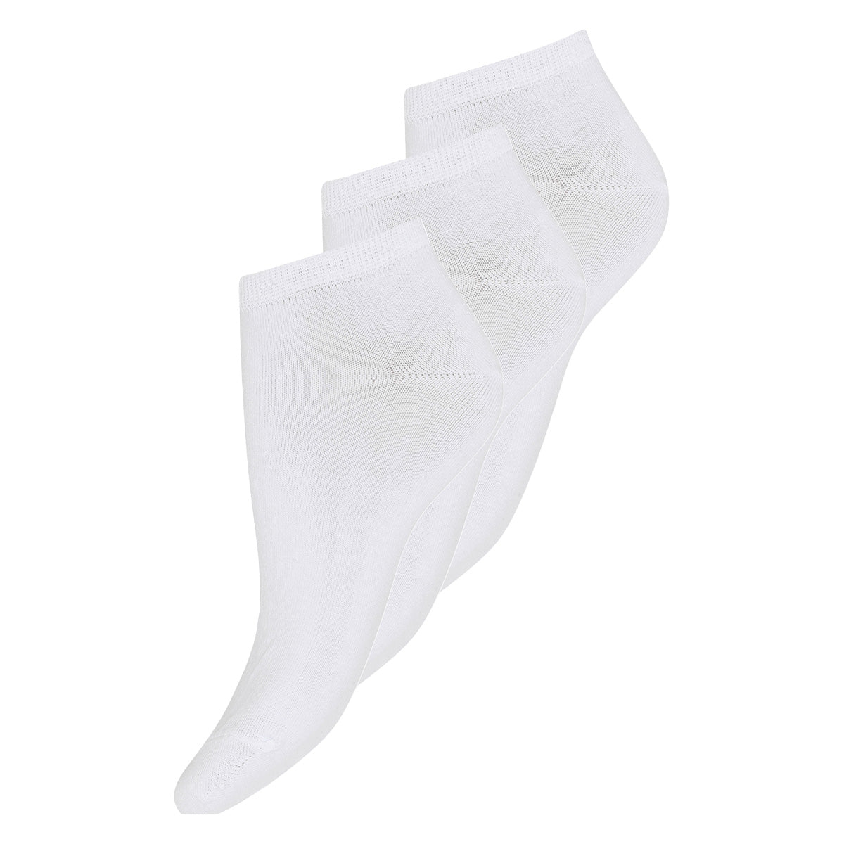 Decoy Sneaker 3-pak ankelstrømper, hvid - 9-20226-65 - 1200 - White