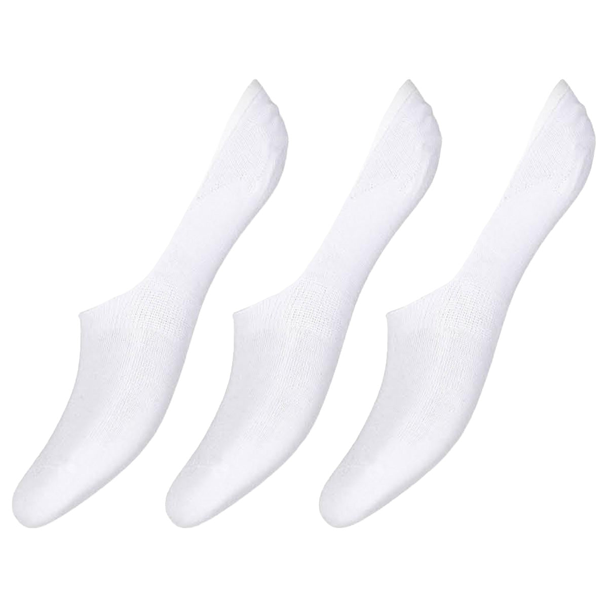 Decoy 3-pak bambus-footies, hvid - 9-21281-65 - 1200 - White