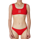 Calvin Klein Bikini Bralette bikini top, rød - 00923 - XBG - High Risk Red