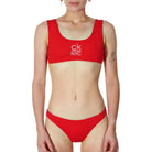 Calvin Klein tai bikinitrusse, rød - 00938 - XBG - High Risk Red