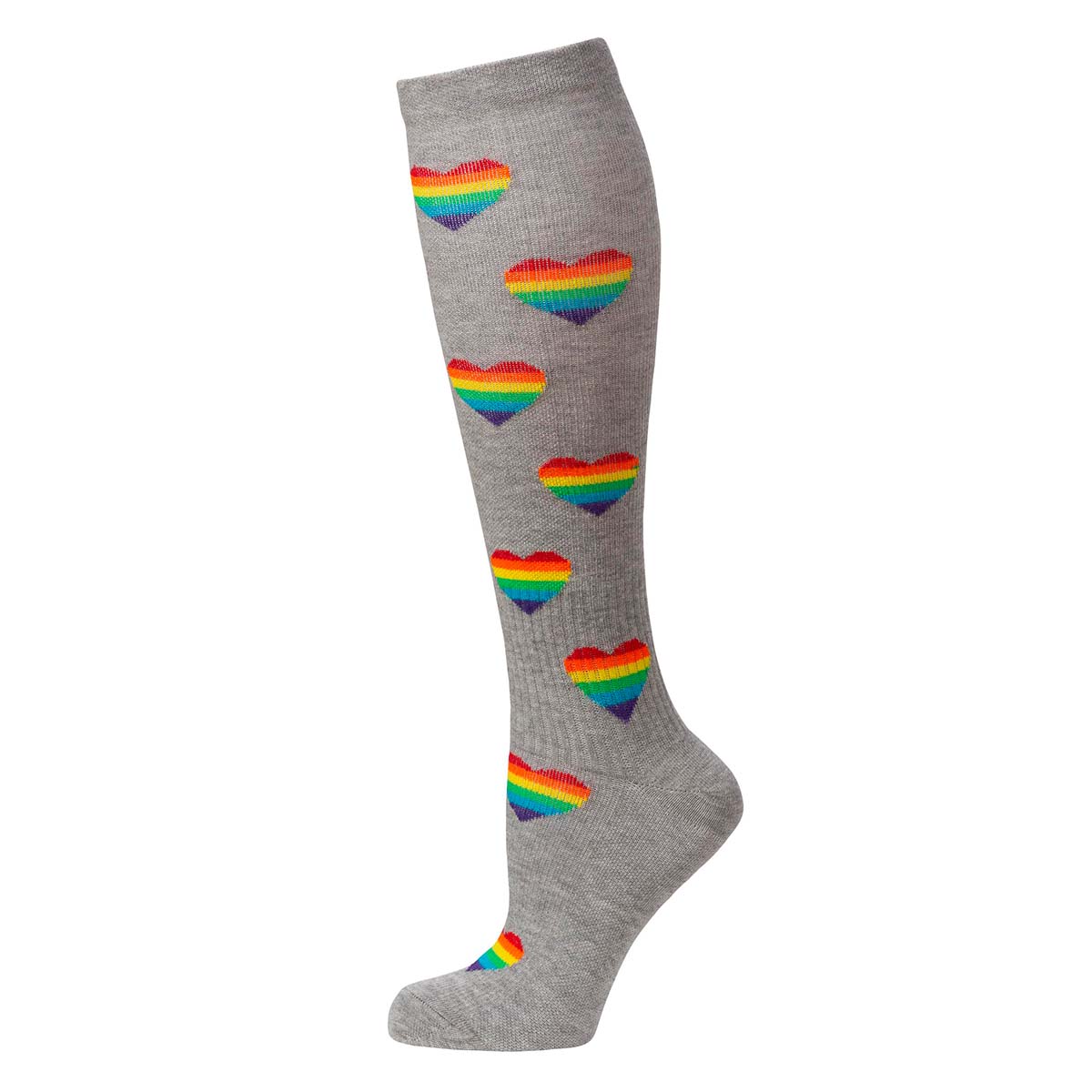 Trofé støttestrømper, grå - 01601 - 2011 - Grey/Multicoloured
