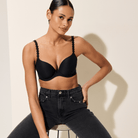 Marie Jo Tom push-up BH, sort - 0220827 - CHB - Charcoal