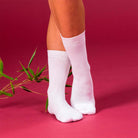 Trofé 2-pak bambusstrømper, hvid - 02400 - 1000 - White