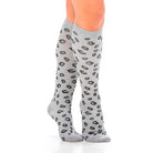 Trofé støttestrømper, leopard - 02601 - 1222 - Grey