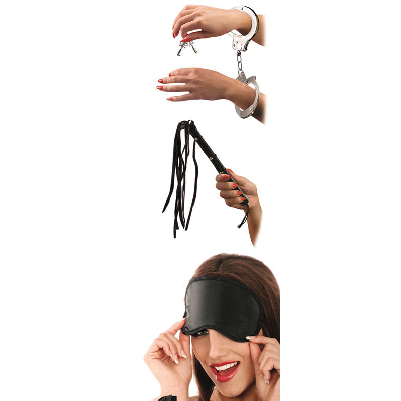 Obsessive Lover´s Fantasy Kit Bondage sæt, sort - 05431360000 - Black - Black