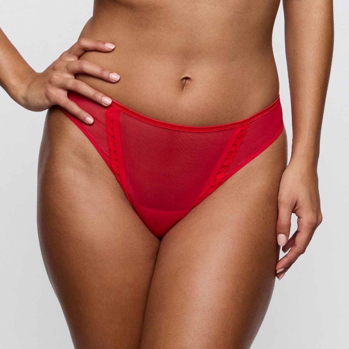 PrimaDonna Twist Wowgirl g-streng, rød - 0642600 - TRR - True Red