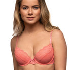 After Eden Molly BH med bøjle, koralrød - 10.05.7012 - 047 - Silken Coral