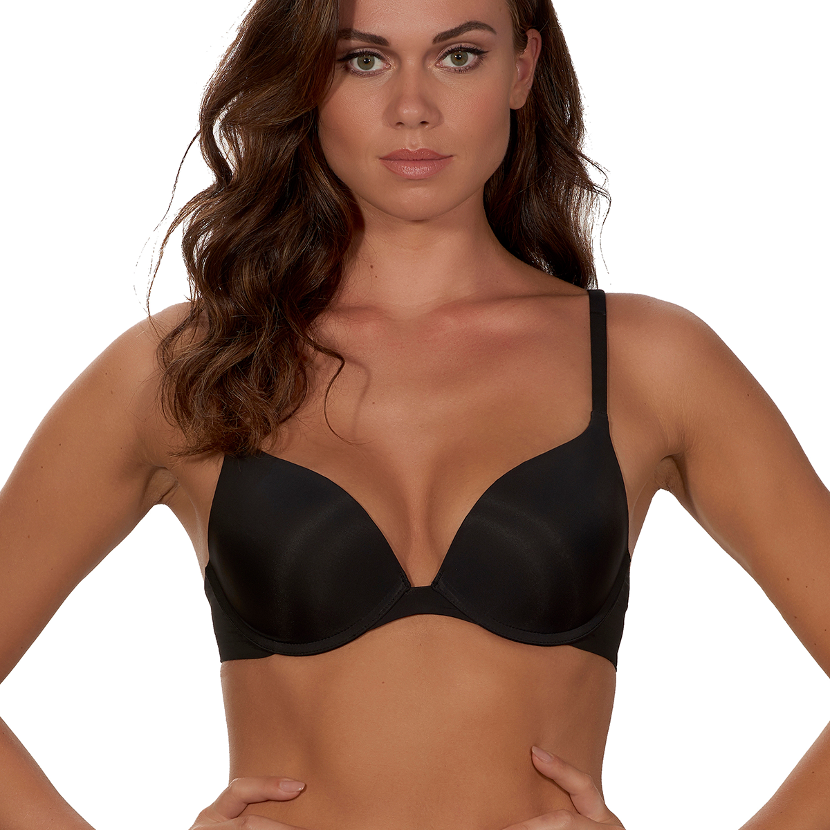 After Eden Emma Single Boost BH med bøjle, sort - 10.07.7000 - 020 - Black