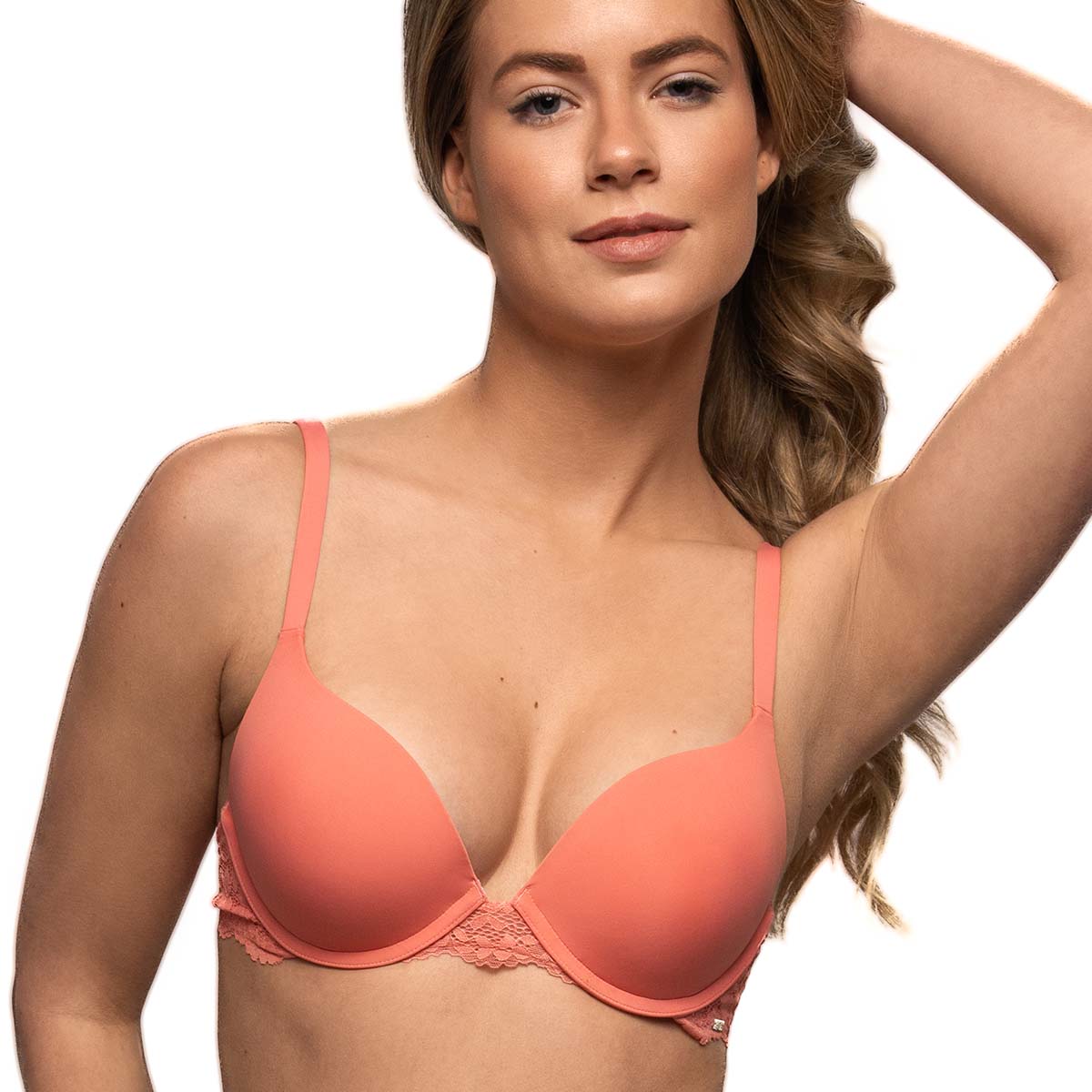 After Eden Tess BH med bøjle, orange - 10.07.7001 - 047 - Silken Coral