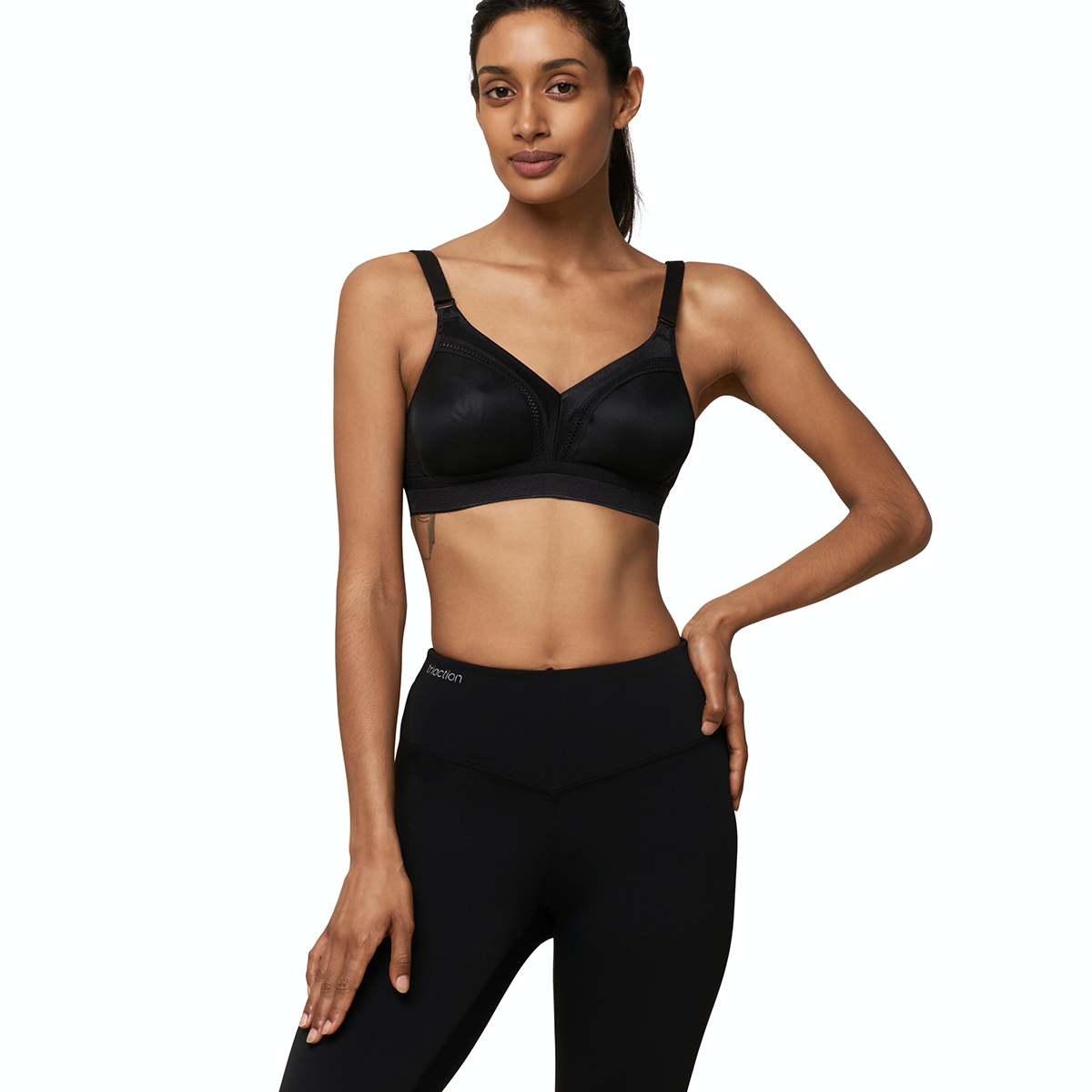 Triumph Triaction Workout N sports BH, sort - 10006486 - 0004 - Black