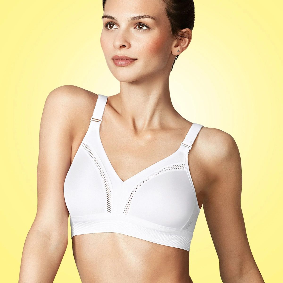 Triumph Triaction Workout N sports BH, hvid - 10006486 - 0003 - White