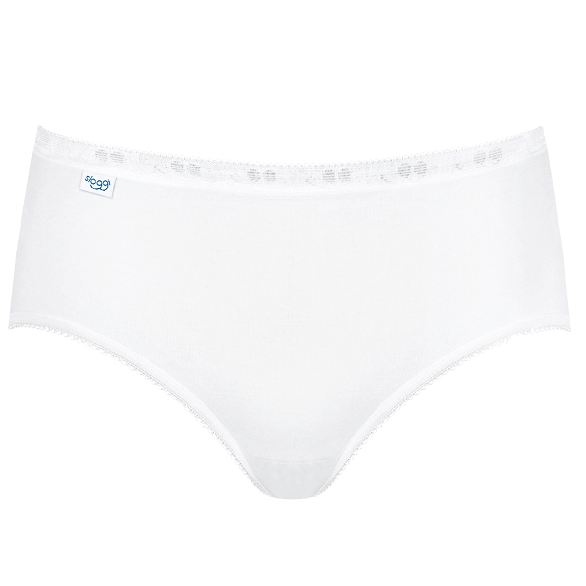 Sloggi Basic+ 3-Pack midi trusse, hvid - 10007657 - 0003 - White