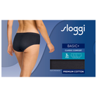 Sloggi Basic+ 3-Pack midi trusse, sort - 10007657 - 0004 - Black