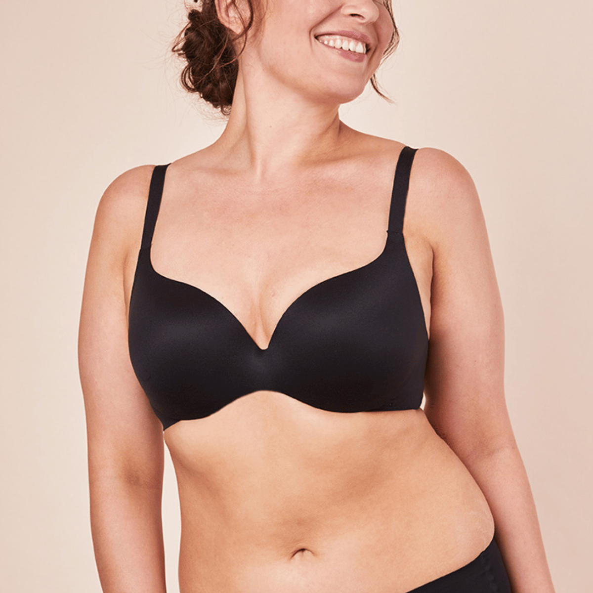 Royal Lounge Fit BH med bøjle, sort - 1001-910 - 999 - Black