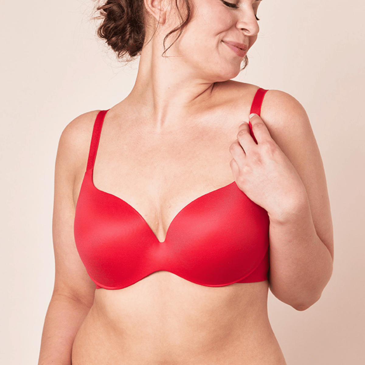 Royal Lounge Fit BH med bøjle, rød - 1001-910 - 614 - Scarlet Red