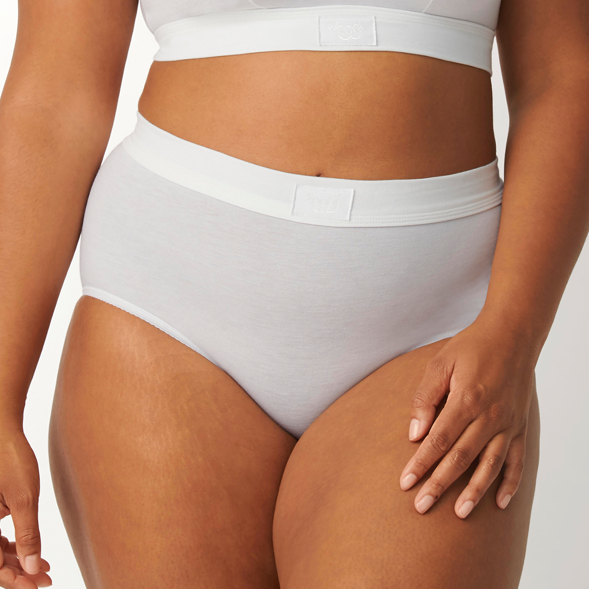 Sloggi Double Comfort maxi trusse, hvid - 10010178 - - White