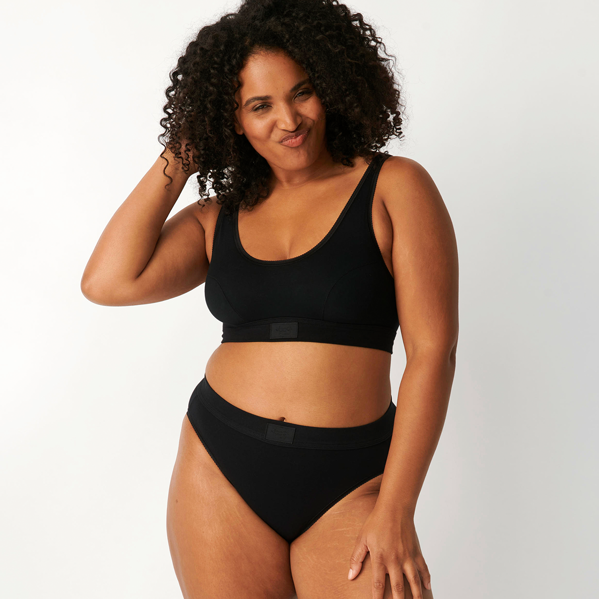 Sloggi Double Comfort BH top, sort - 10022574 - 0004 - Black