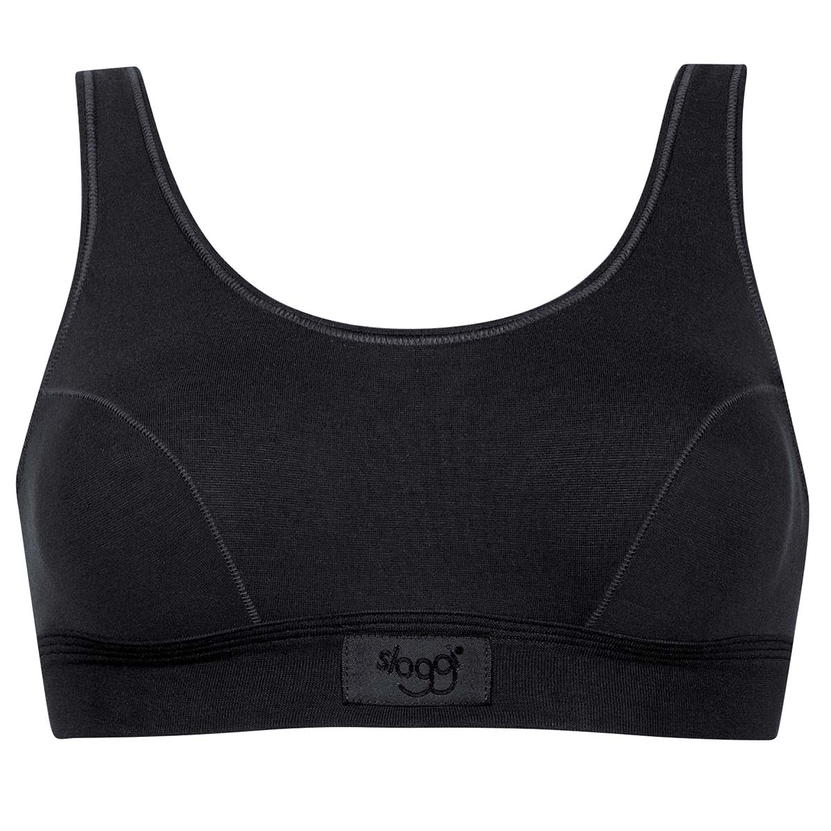 Sloggi Double Comfort H BH top, sort - 10146350 - 0004 - Black