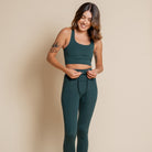 Girlfriend Collective Paloma sports BH, grøn - 1002 - MOSS - Moss