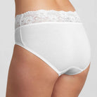 Sloggi Romance midi trusse, hvid - 10031896 - 0003 - White