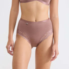 Sloggi Romance maxi trusse, rosa - 10031897 - 1141 - Cacao