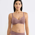 Sloggi Romance BH uden bøjle, rosa - 10031898 - 1141 - Cacao