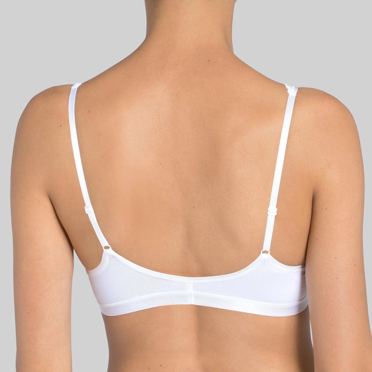 Sloggi Romance Soft BH uden bøjle, hvid - 10031898 - 0003 - White