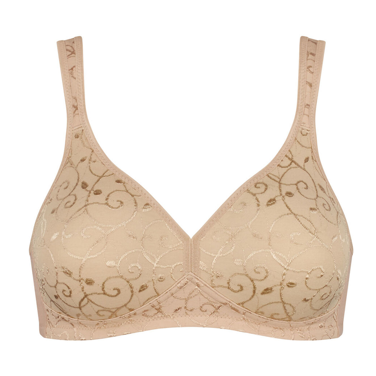 Triumph Elegant Cotton N BH uden bøjle, beige - 10100175 - M001 - Skin Light Combination