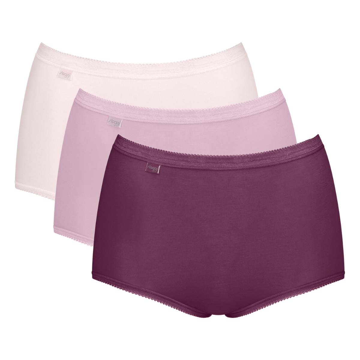 Sloggi Basic+ C3P 3-Pack maxi trusse, multi - 10105593 - V013 - Multiple Colours