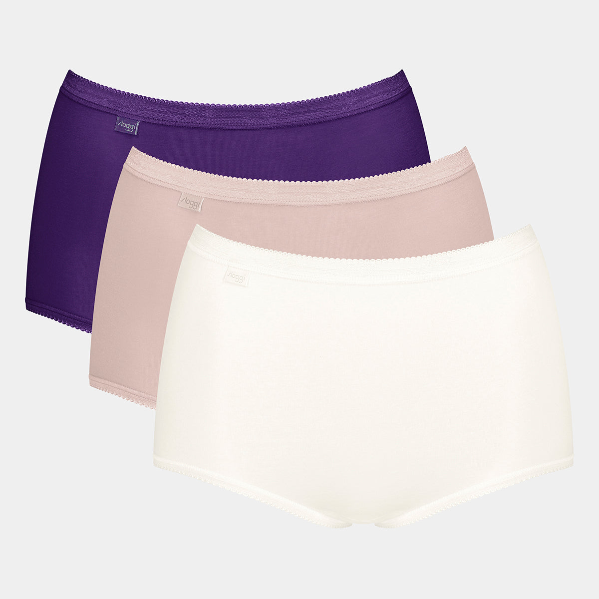 Sloggi Basic+ C3P 3-Pack maxi trusse, multi - 10105593 - V018 - Multiple Colours