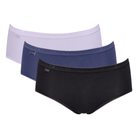 Sloggi Basic+ 3-Pack midi trusse, multi - 10107163 - V019 - Multiple Colours