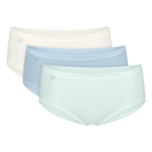 Sloggi Basic+ 3-Pack midi trusse, multi - 10107163 - M033 - Medium Grey Melange