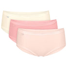 Sloggi Basic+ 3-Pack midi trusse, multi - 10107163 - PR08 - Multiple Colours