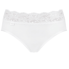 Sloggi Romance midi trusse, hvid - 10146352 - 0003 - White