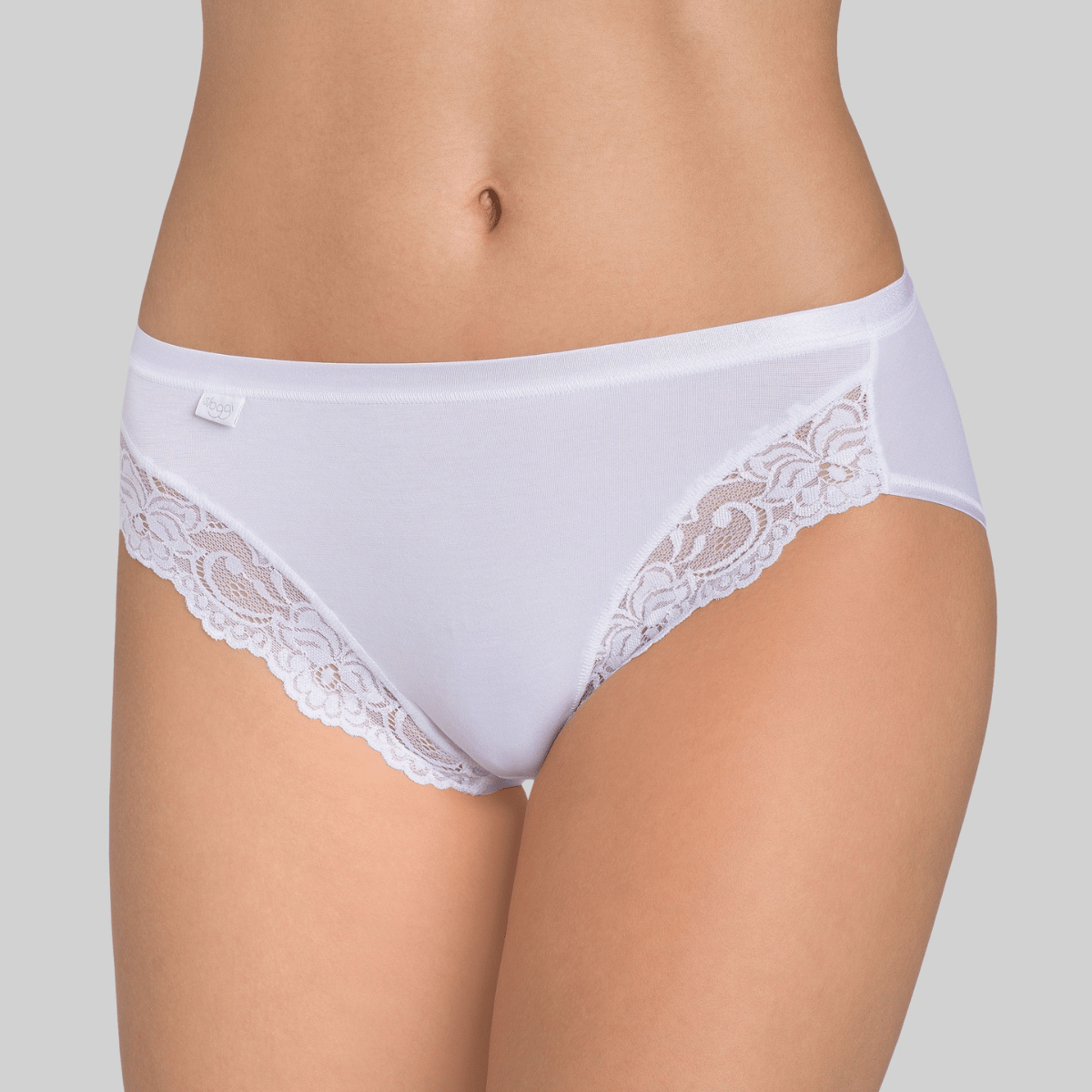 Sloggi Romance tai trusse, hvid - 10146354 - 0003 - White