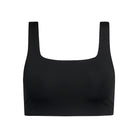 Girlfriend Collective Tommy Square Neck sports BH, sort - 1016 - BLACK - Black