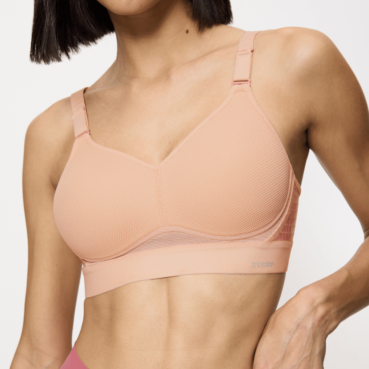 Triumph Triaction Hybrid Lite P sports BH, lyserød - 10162782 - 3422 - Peach