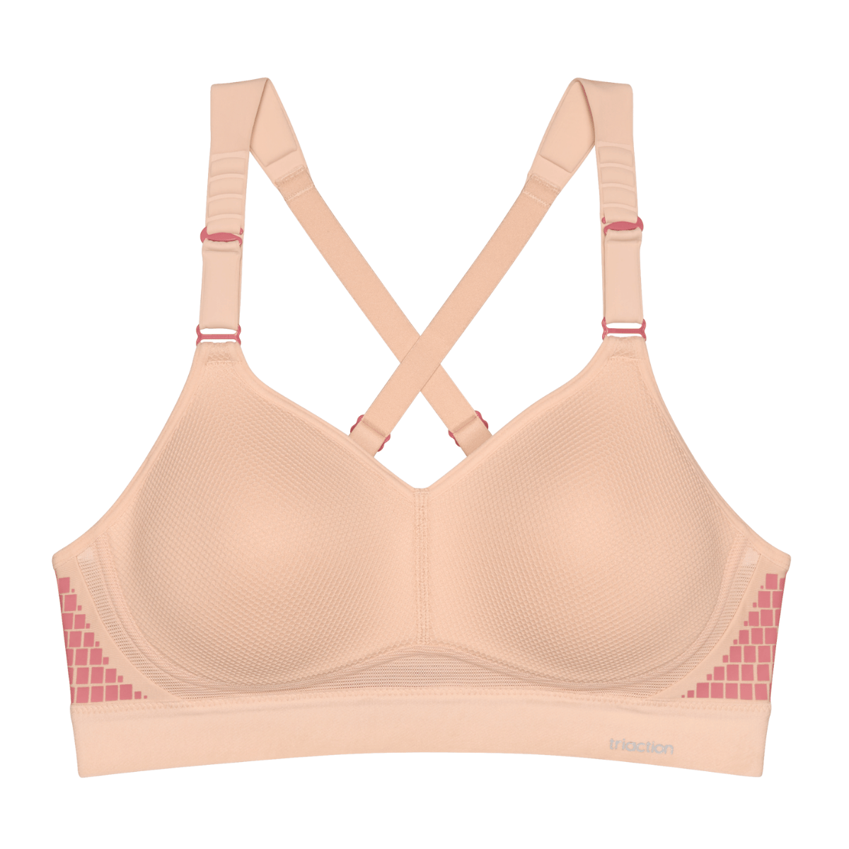 Triumph Triaction Hybrid Lite P sports BH, lyserød - 10162782 - 3422 - Peach