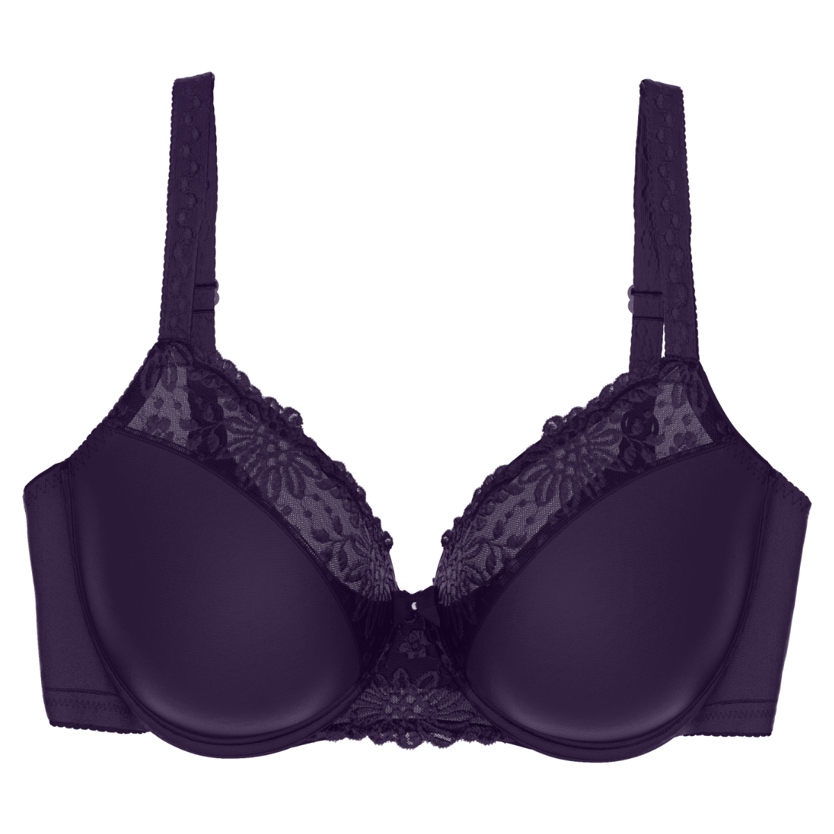 Triumph Ladyform Soft W BH med bøjle, lilla - 10166306 - 00EH - Royal Purple