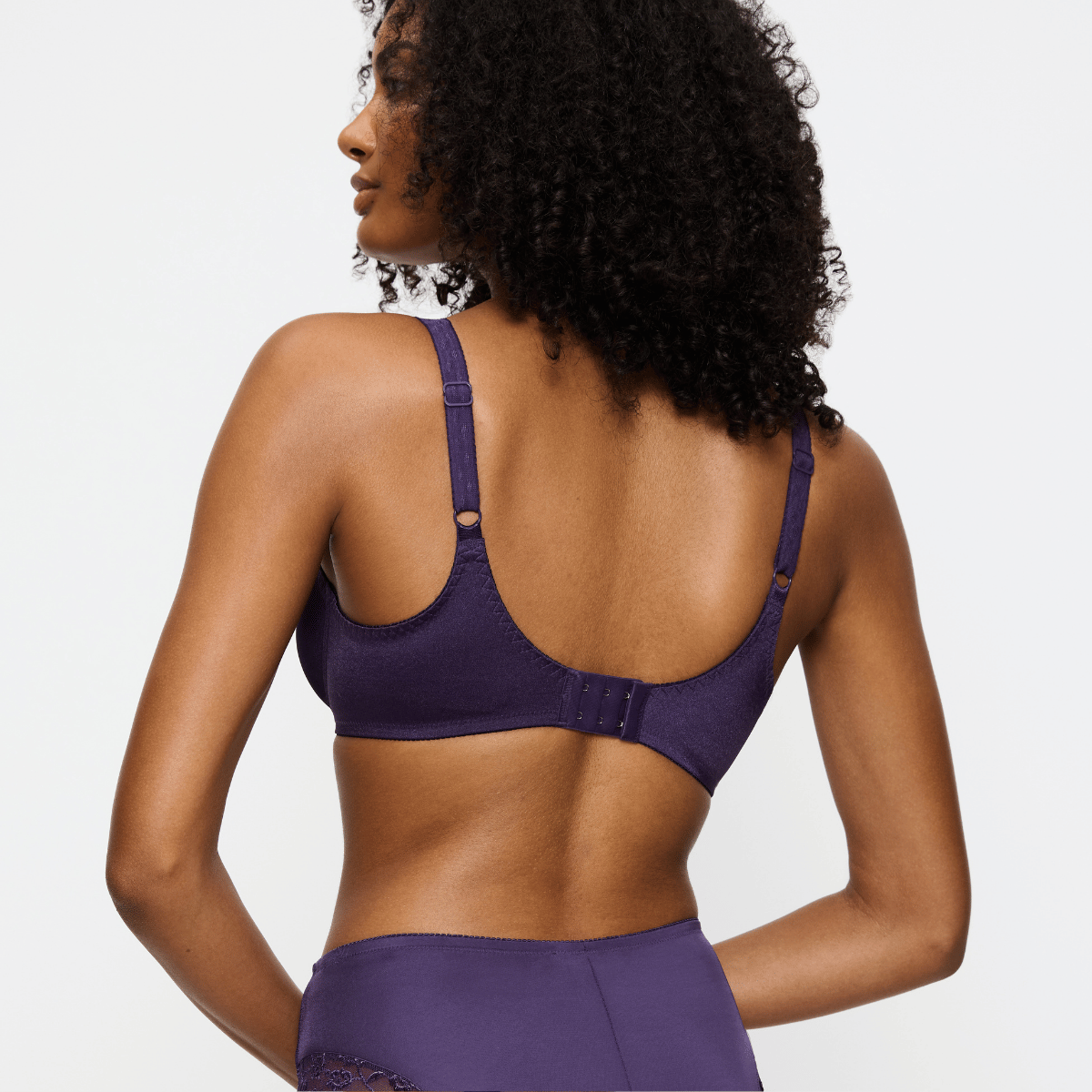 Triumph Ladyform Soft W BH med bøjle, lilla - 10166306 - 00EH - Royal Purple