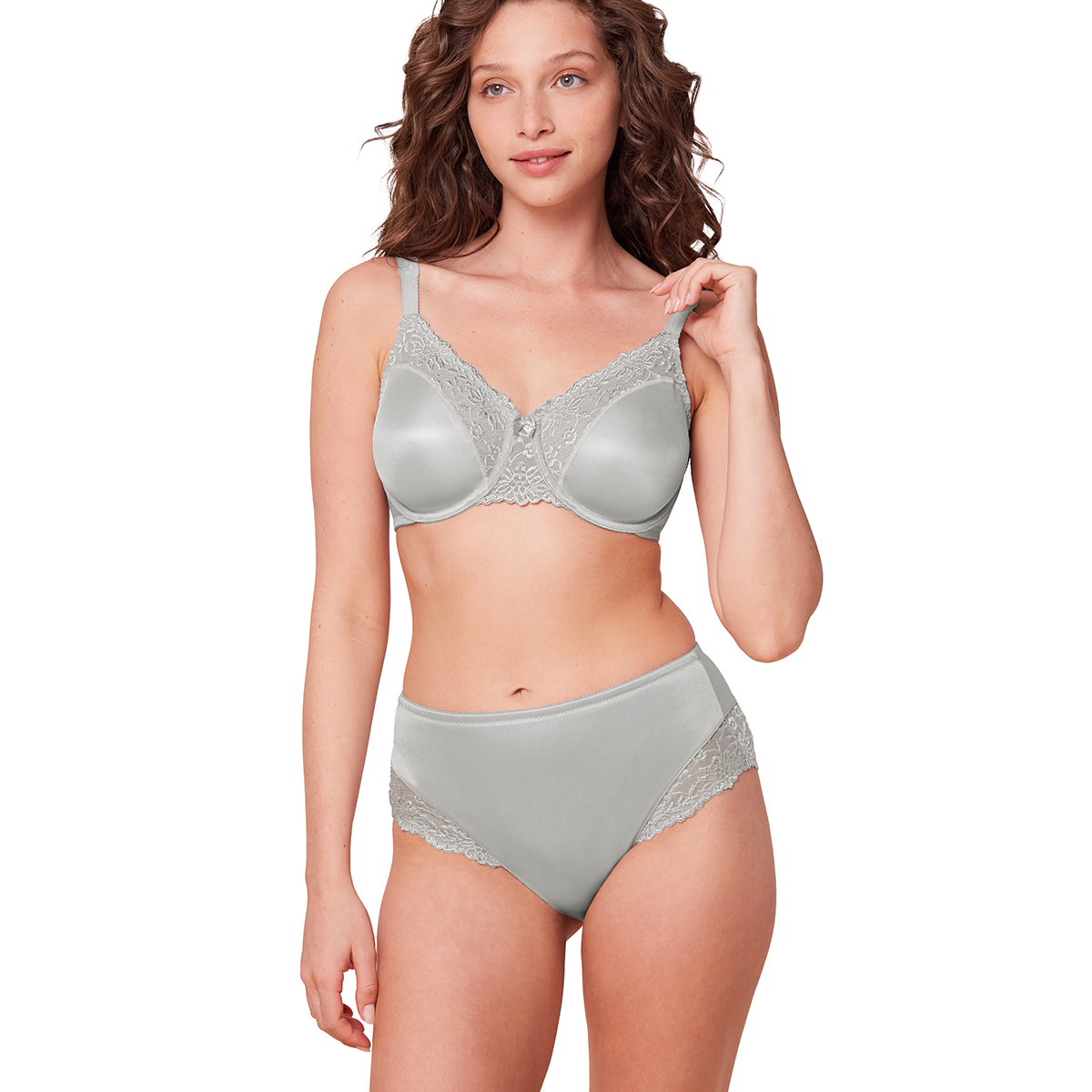 Triumph Ladyform Soft W BH med bøjle, grå - 10166306 - 00FU - Grey