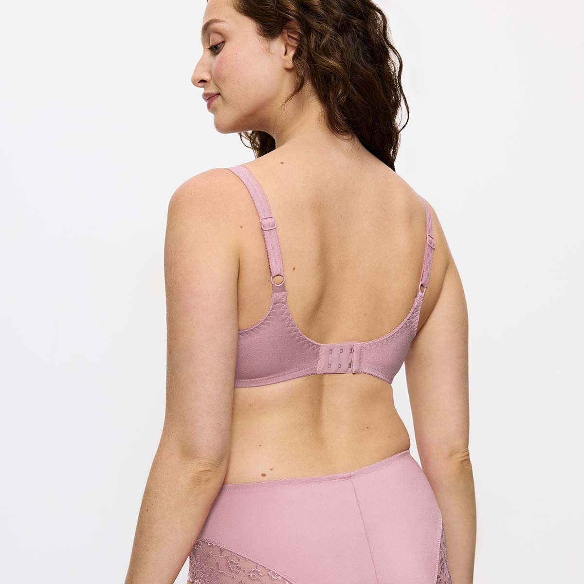 Triumph Ladyform Soft W BH med bøjle, rosa - 10166306 - 6406 - Rosebloom