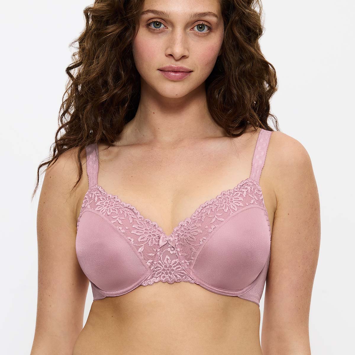 Triumph Ladyform Soft W BH med bøjle, rosa - 10166306 - 6406 - Rosebloom